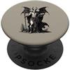 Demonique Tees and Ars Goetia Demon Gift Illustrazione di Grimoire Guardian Dantalion PopSockets PopGrip Adesivo
