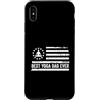 Best Dad Ever Father's Day Dad Birthday Custodia per iPhone XS Max Yoga Meditazione Istruttore Insegnante Bandiera Americana USA Retro