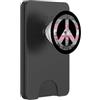 Demigirl Flag Peace Sign Tee Bandiera Demigirl segno della pace PopSockets PopWallet per MagSafe