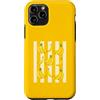 Tropical Bananas Co Custodia per iPhone 11 Pro Banane estive divertenti alla moda con stampa di frutta a strisce di banana