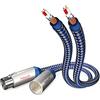in-akustik Inakustik 00405015 cavo audio 1,5 m XLR Blu, Argento