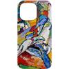 ArtLoversCafe Custodia per iPhone 14 Pro Max Wassily Kandinsky Composizione II Arte astratta