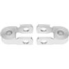 KIMISS Shock Riser-prolunga ammortizzatore nero-Duokon 2pcs Ammortizzatore Shock Riser Ammortizzatore posteriore per moto Altezza rialzo Estensione in lega di alluminio Argento