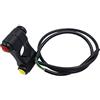 D DOLITY Moto 22 cm Universale Manubrio Elettrico Interruttore di Luci Nebbia Fari DC 12V Moto Accessori