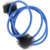 Walfront Set di Spazzole per la Pulizia della Tromba 3 Pezzi Kit di Accessori per la Manutenzione degli Strumenti Musicali Spazzola per Bocchino Spazzola per Involucro Spazzola per Bocchino Spazzola Flessibile