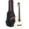 Ortega Guitars Chitarra Concerto Bianca Misura Standard Manico Stretto - Serie Family - include Gig Bag - mogano/top in abete (R121SNWH)