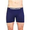 Icebreaker Anatomica - Boxer da Uomo in Lana Merino, Taglia M, Colore: Blu Navy