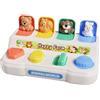 Grtheenumb Giocattolo Nascondino, Giocattoli Montessori Simpatici Animali Giocattolo Pop-Up per Bambini con Bottone, Giocattoli Interattivi per Lo Sviluppo per Bambini di 3 Anni +