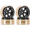 INJORA 1.3 Ruota Beadlock in Ottone Offset -5.25mm per SCX24 TRX4M 1/24 1/18 RC Crawler