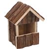 Flamingo Cassetta nido per uccelli in legno Cortesa Gancha - 15,5x13x20cm - resistente alle intemperie - legno di pino certificato FSC