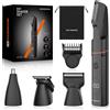 MAXGROOM 4 in 1 Rasoio Elettrico Corpo Uomo Kit Rasoio Parti Intime Uomo IPX6