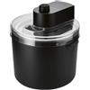 Silvercrest SECM 12 macchina gelato fatto in casa contenitore 1,65 litri NERO