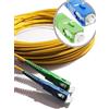 Elfcam - Cavo in fibra ottica da SC-UPC a SC-APC - 100 m (giallo), fibra ottica ad alte prestazioni, monomodale 9/125 µm, compatibile con Freebox