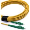 Elfcam - Cavo in fibra ottica LC/APC - LC/APC - 100 m (giallo), cavo patch simplex monomodale 9/125 µm LSZH
