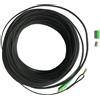 Elfcam - 100 m di cavo in fibra ottica monomodale G.657.B3 SC/APC, 3,0 mm LSZH, a bassa attenuazione, molto flessibile con occhiello di trazione per il passaggio a parete o in canaline vuote - uso interno/esterno