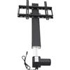 OEM Supporto TV Lift, regolabile elettricamente in altezza, telecomando, nero