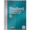 Brunnen, 1067174 Blocco note/quaderno, Premium Duo, raffinata copertina con effetto metallizzato A4