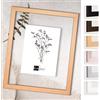 Bildershop-24 Telaio in vetro doppio con doppi vetri, Monza in Faggio (decoro) 40x50cm con vetro acrilico, cornice per quadri con doppi vetri