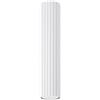 SOLLUX lighting Lampada Da Soffitto Faretto Da Soffitto In Alluminio 1 Paralume 6,5 x 6,5 x 30 cm Karbon Bianco