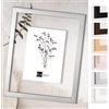 Bildershop-24 Telaio in vetro doppio con doppi vetri, Monza in Alluminio lucido 30x60cm con vetro acrilico, cornice per quadri con doppi vetri