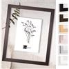 Bildershop-24 Telaio in vetro doppio con doppi vetri, Monza in Wengé (decoro) 40x50cm con vetro acrilico, cornice per quadri con doppi vetri