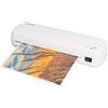 Pavo - Plastificatrice A3 bianca + set di 10 fogli di laminazione, max. 250mic (2x125mic)