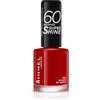 Rimmel London Rimmel 60 Seconds Super Shine Smalto, Smalto asciugatura rapida, Colore vibrante, A lunga tenuta, 8 ml, 315 Queen of Tarts!