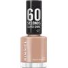 Rimmel London Rimmel 60 Seconds Super Shine Smalto, Smalto asciugatura rapida, Colore vibrante, A lunga tenuta, 8 ml, 110 Peach Nougat