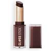 Revolution Beauty London Revolution Pout Lip Gloss, Lip Gloss Ultra Lucido e Pigmentato con Acido Ialuronico e Vitamina E, Vegano e Cruelty-Free, 3g, Chocolate Ganache