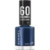 Rimmel London Rimmel 60 Seconds Super Shine Smalto, Smalto asciugatura rapida, Colore vibrante, A lunga tenuta, 8 ml, 102 Denim Lover