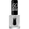 Rimmel London Rimmel 60 Seconds Super Shine Smalto, Smalto asciugatura rapida, Colore vibrante, A lunga tenuta, 8 ml, 740 Clear
