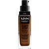 NYX Professional Makeup Fondotinta, Can't Stop Won't Stop Full Coverage Foundation, Lunga tenuta, Waterproof, Finish MatteWalnut