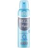 Breeze Acqua Deodorante Spray 48h Note Marine e Talcate 0% Sali di alluminio 150 ml