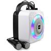 RockJam Macchina per karaoke Bluetooth ricaricabile RockJam da 10 Watt con due microfoni, spettacolo di luci ed effetti vocali