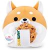 Snackles Serie 2 Snackle da 35 cm (Shaun) di ZURU Peluche da 35 cm batuffoloso, coccoloso e schiacciabile con accessorio Snack