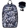 ZAINO SEVEN THE DOUBLE PRO XXL DETACH CON EARPHONES WIRELESS BLACK CITY