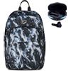 ZAINO SEVEN THE DOUBLE PRO XXL DETACH CON EARPHONES WIRELESS BLACK CLOUD