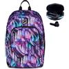 ZAINO SEVEN THE DOUBLE PRO XXL DETACH CON EARPHONES WIRELESS ULTRA VIOLET