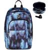 ZAINO SEVEN THE DOUBLE PRO XXL DETACH CON EARPHONES WIRELESS BLUE COLOR