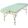 Master Massage Equipment Bel Air Master Massage - Lettino da massaggio, pieghevole, in alluminio leggero, ideale per il trasporto di massaggi, spa in Lily Green, portatile e portatile