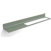 Lineabeta Porta asciugamani/accessori/mensola Saeta L.63,4 cm foro DX verde