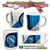 TAZZA MUG PERSONALIZZATA CON FOTO NOME DEDICA la mia squadra del cuore Napoli