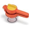 Joseph Joseph JuiceMax Plus Spremiagrumi Manuale a Doppia Azione, con Misurino, per Limoni, Arance e Lime