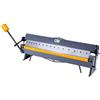 VEVOR Piegatrice per Lamiera e Vaschetta, Piegatrice per Lamiera da 1270 mm, Capacità in Acciaio Dolce Calibro 16, Regolabile da 0 a 135 Gradi, per Metallo con 16 Dita, per Piegature Precise
