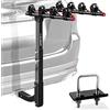 IKURAM R Portabici per 4 biciclette, doppio supporto pieghevole per auto, camion, SUV e minivan con ricevitore di attacco da 5,1 cm