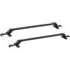 VEVOR Portapacchi da Tetto Trasversali 2 Pz di Barre Trasversali in Lega di Alluminio Distanza dalle Grondaie ai Finestrini 6 cm, Adatto per Distanza tra le Grondaie 105-109 cm