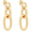 Tamaris gioielli per donna in acciaio inossidabile, Chunky Glieder orecchini in elegantem & coolen Look, wasserfest, Gold