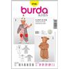 burdastyle Burda, Cartamodello, Costume da Orsetto/Clown, 68-98 cm