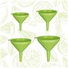 Cosmoplast 4 Imbuti Cucina Diametro Cm 8 12 16 18, 100% Made In Italy, Verde