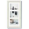 walther design Bianco Crema 3X 13x18 cm Galleria con passe-partout, Home Cornice in Legno HO338W